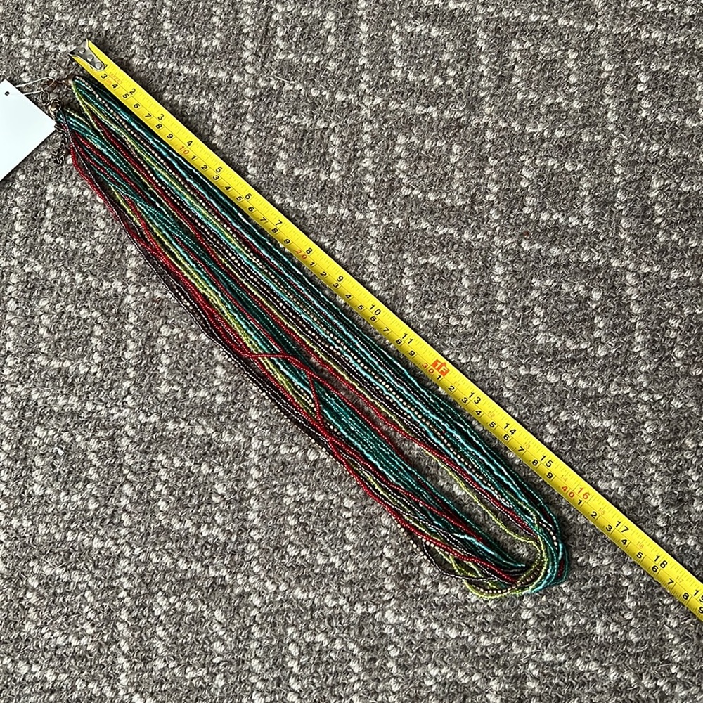 Rahab’s Rope 17 Strand Beaded Necklace - Picture 8 of 8